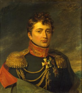 Portrait of Emmanuil (Emmanuel) de Saint-Priest (1776-1814), 1822. Creator: Workshop of George Dawe.