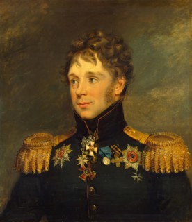 Portrait of Dmitry P. Rezvy (1762-1823), 1822. Creator: Workshop of George Dawe.