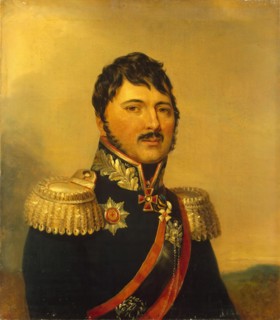 Portrait of Vasily T. Denisov (1777-1822), 1822. Creator: Workshop of George Dawe.