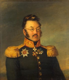 Portrait of Ivan A. Khrushchyov (1774-1824), 1822. Creator: Workshop of George Dawe.