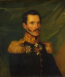 Portrait of Stepan Ya. Repninsky (1773-1851) (1st), 1830. Creator: Workshop of George Dawe.