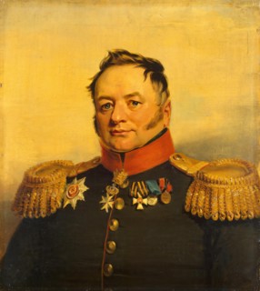 Portrait of Pavel A. Tuchkov (1775/76-1858) (3rd), 1822. Creator: Workshop of George Dawe.