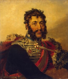 Portrait of Yakov P. Kulnev (1763-1812), 1822. Creator: Workshop of George Dawe.