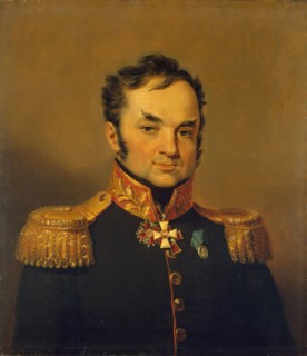 Portrait of Andrey S. Glebov (1770-1854), 1824. Creator: Workshop of George Dawe.