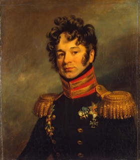 Portrait of Pyotr A. Chicherin (1778-1848/49) (2nd), 1823. Creator: Workshop of George Dawe.