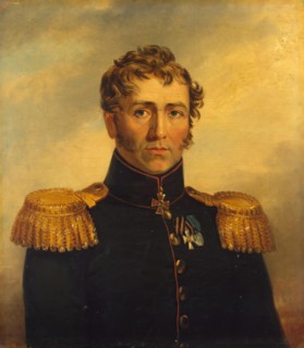 Portrait of Yakov Ye. Guine (1769-1813), 1824. Creator: Workshop of George Dawe.