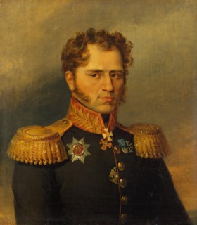 Portrait of Alexander I. Yushkov (1781 - after 1839), 1822. Creator: Workshop of George Dawe.