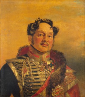 Portrait of Mikhail I. Mezentsev (1770-1848) (2nd), 1822. Creator: Workshop of George Dawe.
