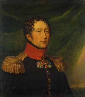 Portrait of Alexey S. Kologrivov (1776-1818), 1824. Creator: Workshop of George Dawe.