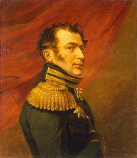 Portrait of Vasily N. Shenshin (1784-1831), 1822. Creator: Workshop of George Dawe.