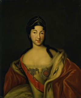 Portrait of Tsarevna Anna Petrovna, first half of the 19th century. Creator: Unknown.