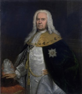 Portrait of A.Ushakov, the Head of the Secret Chancellery, 1750. Creator: Unknown.