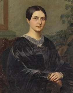 Portrait of Elizabeth Nikolaevna Odintsova, née Mounsey, (1824-1860), 1860s. Creator: Unknown.