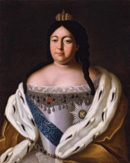 Portrait of Anna Ioannovna, 1750. Creator: Unknown.