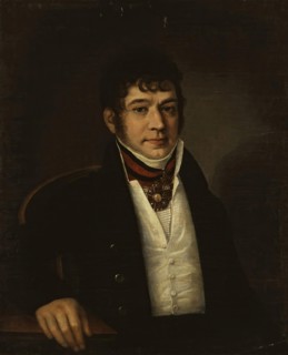 Portrait of an Unknown Man from the Ogariov Family (Platon Bogdanovich Ogariov?), 1810s-1820s. Creator: Unknown.