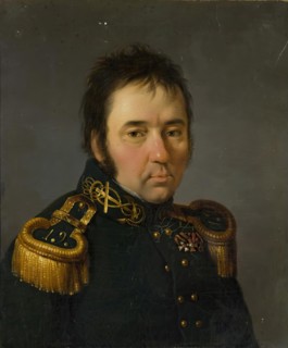 Portrait of Russian Navigator, Captain I Rank Vasily M Golovnin (1776-1831), 1815. Creator: Orest Kiprensky.