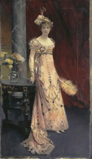 Portrait of Dora of Leuchtenberg, 1896. Creator: Francois Flameng.