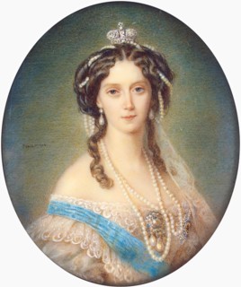 Portrait of Empress Maria Alexandrovna, 1900. Creator: Alois Gustav Rockstuhl.