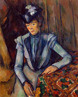 Lady in Blue, 1904. Creator: Paul Cezanne.