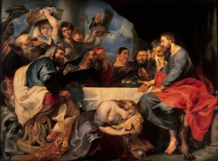 Feast in the House of Simon the Pharisee, 1619. Creator: Peter Paul Rubens.