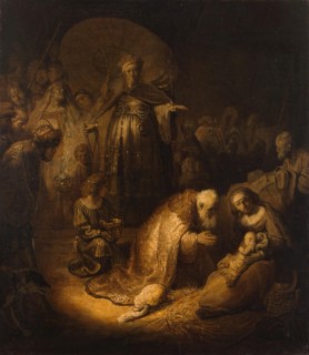 The Adoration of the Magi, 1632. Creator: Rembrandt Harmensz van Rijn.