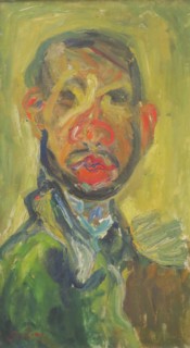 Self-Portrait, 1916. Creator: Chaim Soutine.