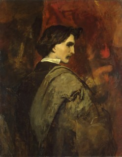 Self-Portrait, 1856. Creator: Anselm Friedrich Feuerbach.