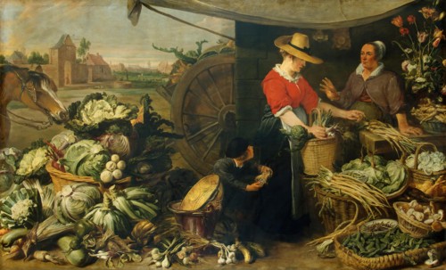 Greengrocery Stall, 1619. Creator: Frans Snyders.