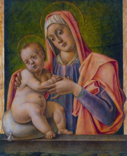 Madonna and Child in a Window, 1490. Creator: Bartolomeo Vivarini.