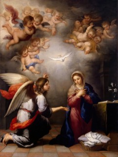 The Annunciation, 1650. Creator: Bartolomé Esteban Murillo.
