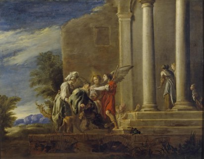Healing of Tobit, 1621. Creator: Domenico Fetti.