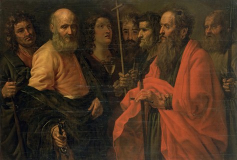 St James the Less, Sts Peter, Paul, John, Thomas, Philip, Judas and Thaddeus..., 17th century. Creator: Giuseppe Vermiglio.