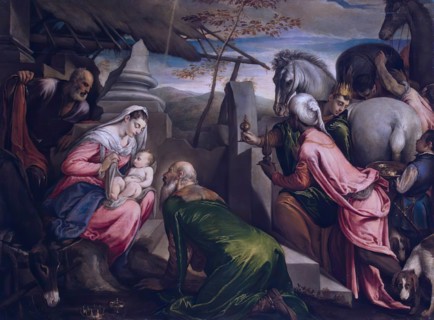 Adoration of the Magi, 1568. Creators: Circle of Jacopo Bassano il vecchio, Francesco Bassano II.