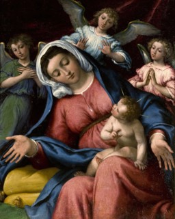 Madonna della Grazie, 1525. Creator: Lorenzo Lotto.