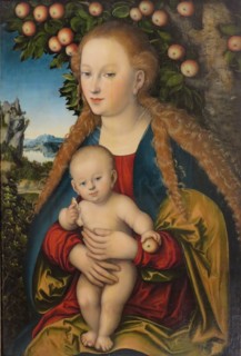 Madonna and Child under the Apple Tree, 1530. Creator: Lucas Cranach the Elder.