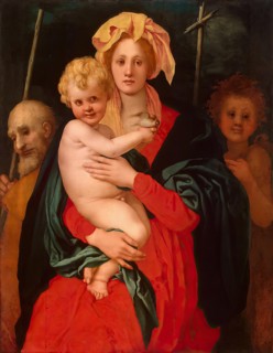 The Virgin and Child with St Joseph and St John the Baptist, 1522. Creator: Jacopo Pontormo.