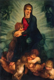 Madonna and Child with Cherubs, 1517. Creator: Rosso Fiorentino.