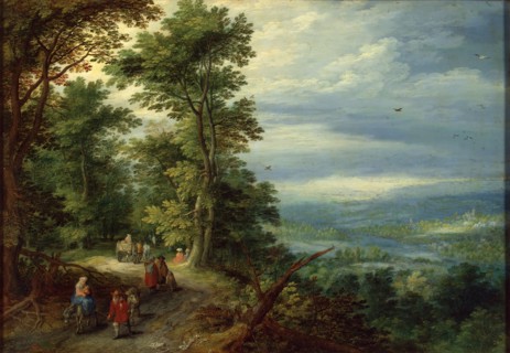 Edge of the Forest (The Flight into Egypt), 1610. Creator: Jan Brueghel the Elder.