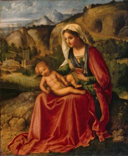 Virgin and Child in a Landscape, 1498. Creator: Giorgione.