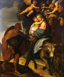 Flight into Egypt, 1600. Creator: Bartolome Carducho.
