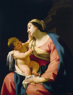 Madonna with Child, 1625. Creator: Simon Vouet.