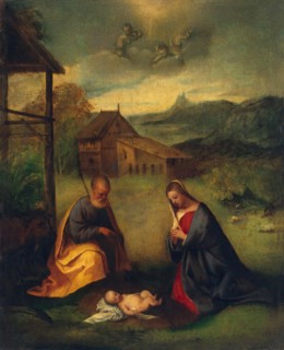 Adoration of the Christ Child, 1508. Creator: Titian.