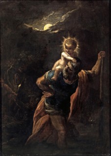 Saint Christopher, 1598. Creator: Adam Elsheimer.