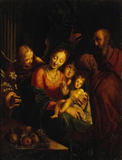 The Holy Family, 1589. Creator: Hans von Aachen.