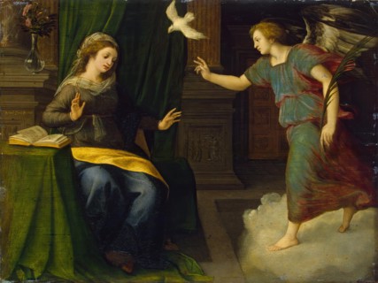 The Annunciation, 1580. Creator: Michiel Coxie.