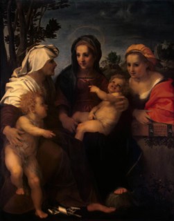 The Virgin and Child with St Catherine, St Elizabeth and St John the Baptist, 1513. Creator: Andrea del Sarto.