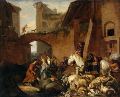 Story of Tobias, 1660. Creator: Carl Borromaus Andreas Ruthart.
