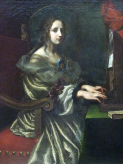 St Cecilia, 1700. Creator: Carlo Dolci.