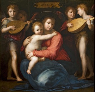Madonna and Child with Four Angels, 1514. Creator: Fra Bartolomeo.