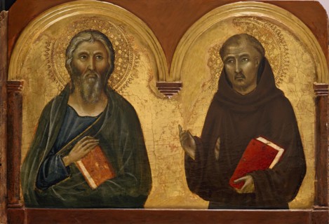 St Francis (part of a polyptych), 1340. Creator: Niccolo di Segna.
